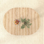 Dining Table for Farmhouse Kitchen 59x43 Inch Expandable Oval Table Top with Removable Leaf Trestle X Shaped Base White - Grand Goldman Shop