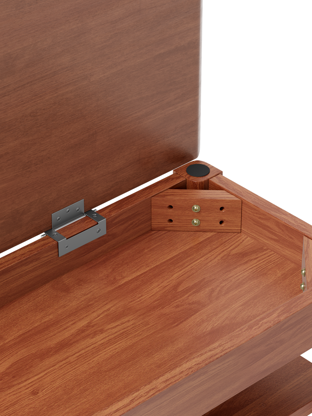 Adjustable shoe-changing bench, storage bench, hidden storage. With a load-bearing capacity of up to 550 pounds, suitable for bedrooms and corridors. 100% solid wood. - Grand Goldman Shop