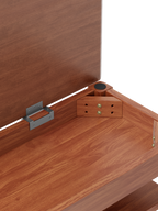 Adjustable shoe-changing bench, storage bench, hidden storage. With a load-bearing capacity of up to 550 pounds, suitable for bedrooms and corridors. 100% solid wood. - Grand Goldman Shop