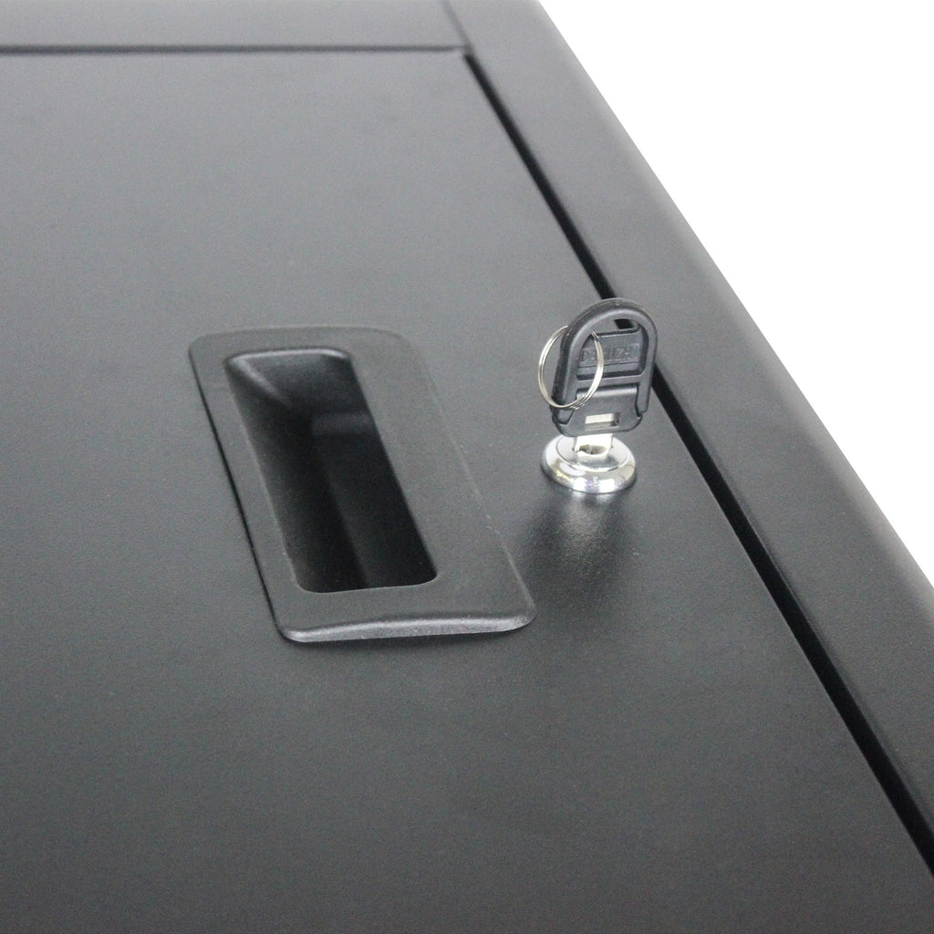 16 Bay Charging Cabinet for Laptop, Chromebook, Locking Charging Station-Black - Grand Goldman