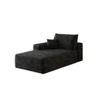Y119-RIGHT-SLEEPER-BLACK-SOFA - Grand Goldman Shop