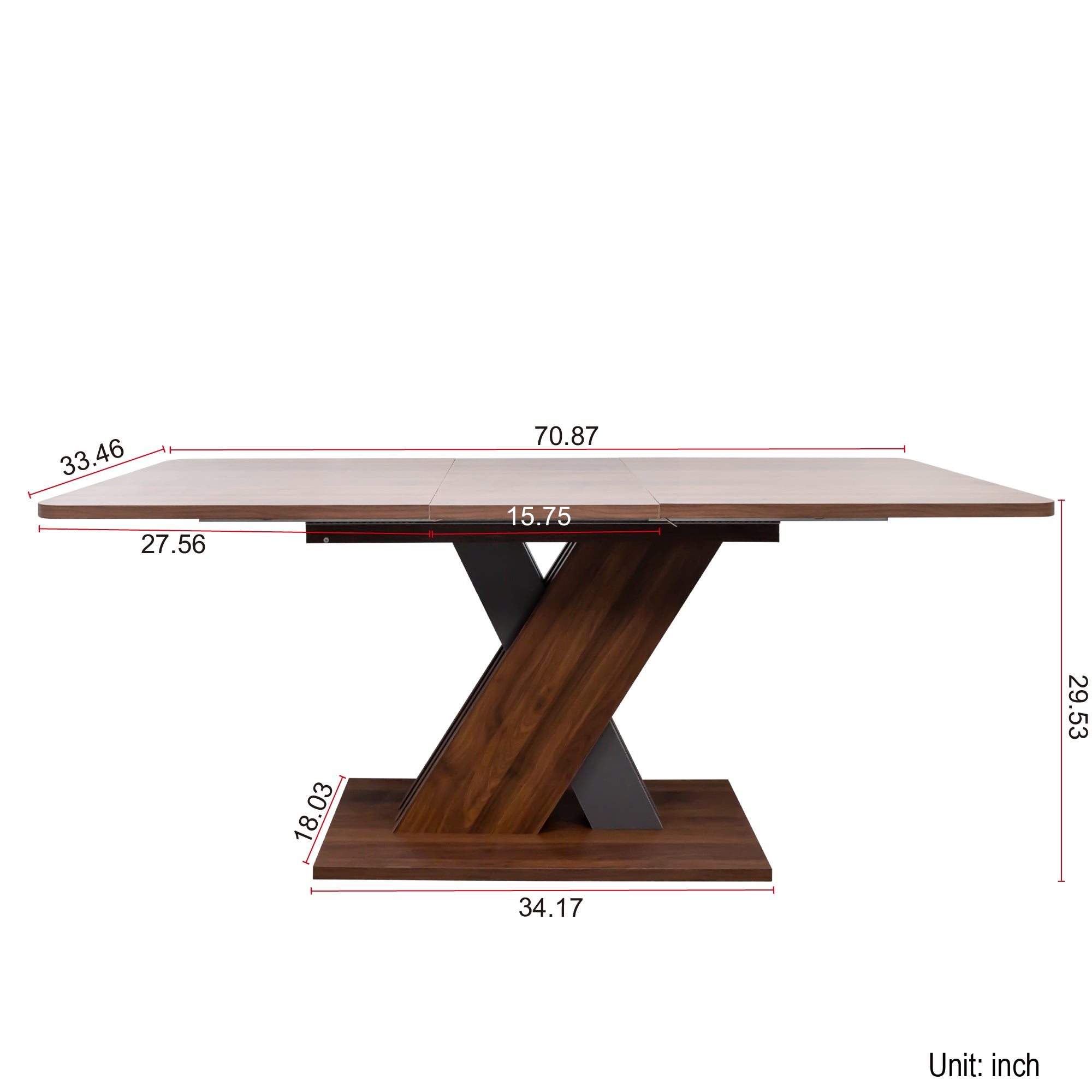 Multifunctional extendable console table - Grand Goldman Shop