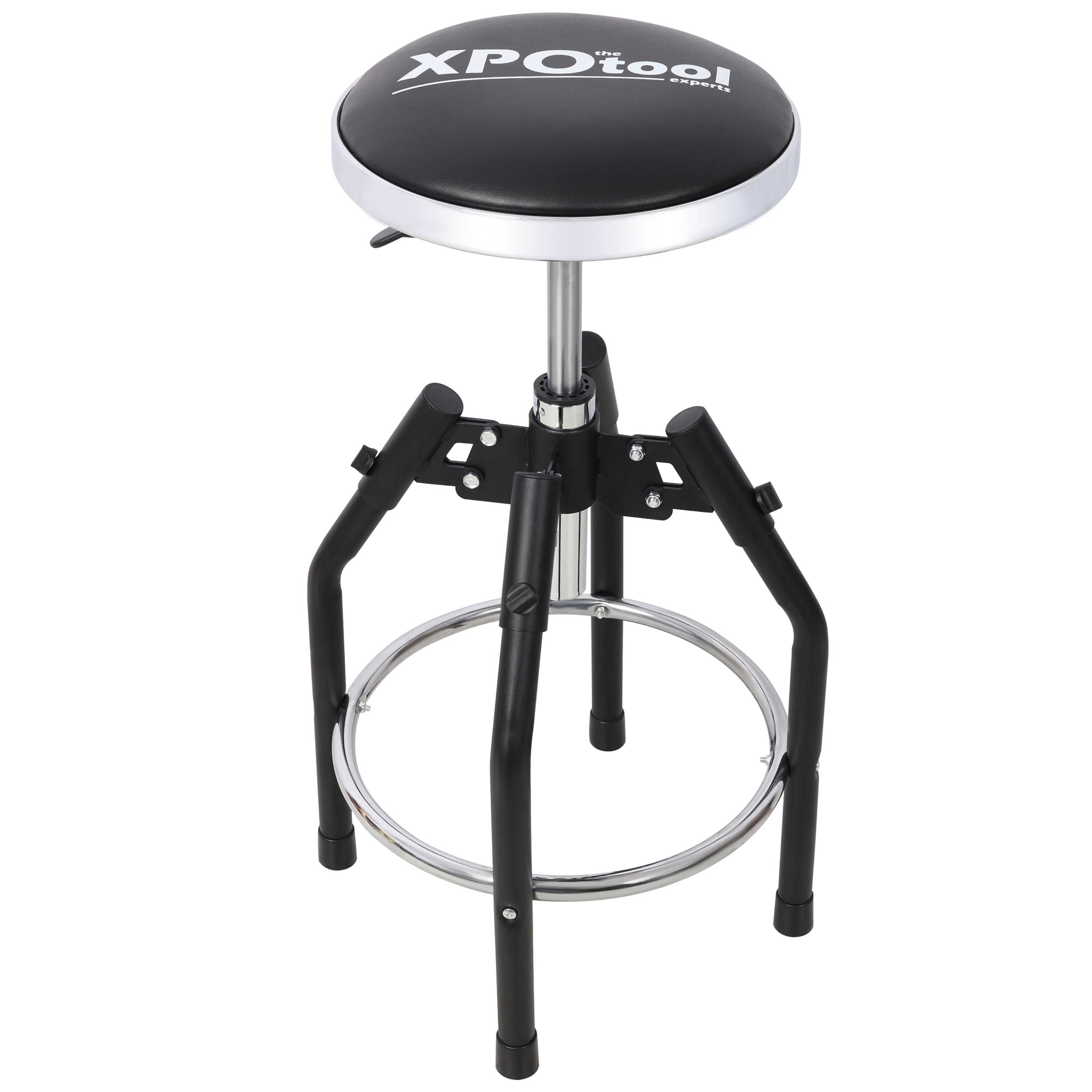 Heavy Duty Adjustable Hydraulic Shop Stool,Adjustable Mechanic Stool,Foot Rest Stool,360° Swivel - Grand Goldman Shop