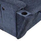 U_STYLE L-shaped Pull-Out Sofa Bed with Storage, USB Ports, and Cup Holders, Modular Design for Living Rooms, Offices & Apartments - Grand Goldman Shop