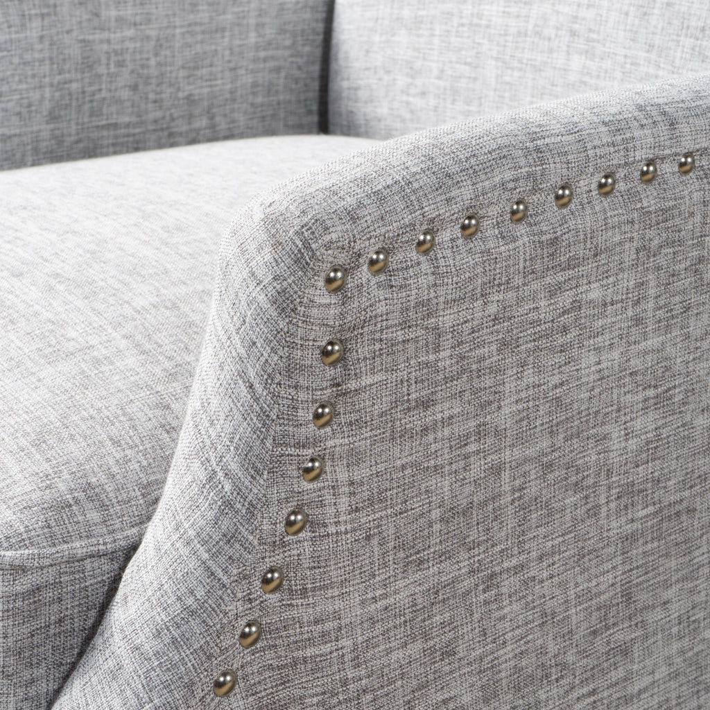 Westeros Wing Back Fabric Upholstered Recliner - Grand Goldman Shop