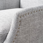 Westeros Wing Back Fabric Upholstered Recliner - Grand Goldman Shop