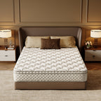 Queen Size Mattress,12 Inch Hybrid Queen Mattress in a Box with Memory Foam and Pocket Spring for Pressure Relief & Comfort Sleep & Zoned Support, Medium Firm,CertiPUR-US & OEKO-TEX - Grand Goldman Shop