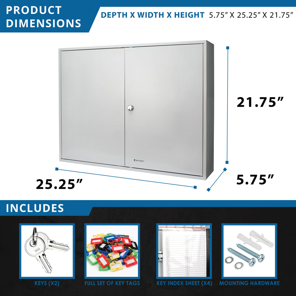 400 Key Adjustable Key Cabinet With Key Lock - Shop Quality Furniture at Grand Goldman