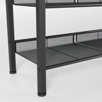 Industrial shoe rack, adjustable country style 5-layer shoe rack storage rack, with 4 mesh shelves, suitable for entrance, living room, bedroom and porch - Grand Goldman Shop