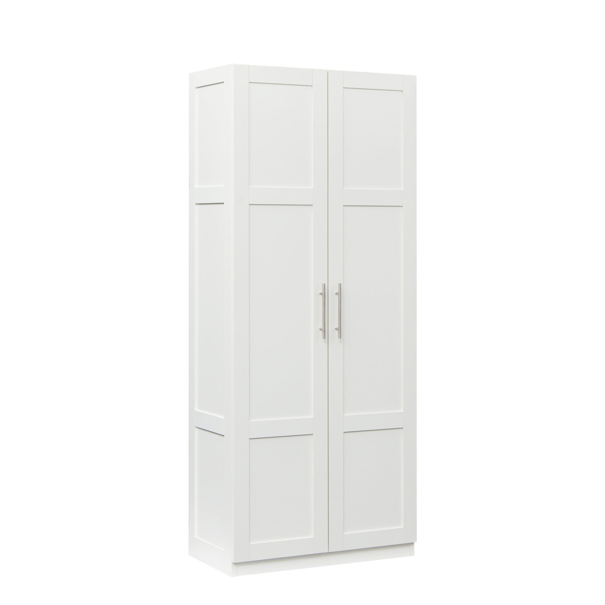 Pantry Cabinet, Kitchen Pantry Storage Cabinets with 2 Door and 3  Shelves, White Pantry Storage Cabinet, Cupboard for Kitchen, Dining Room and Living Room. - Grand Goldman Shop