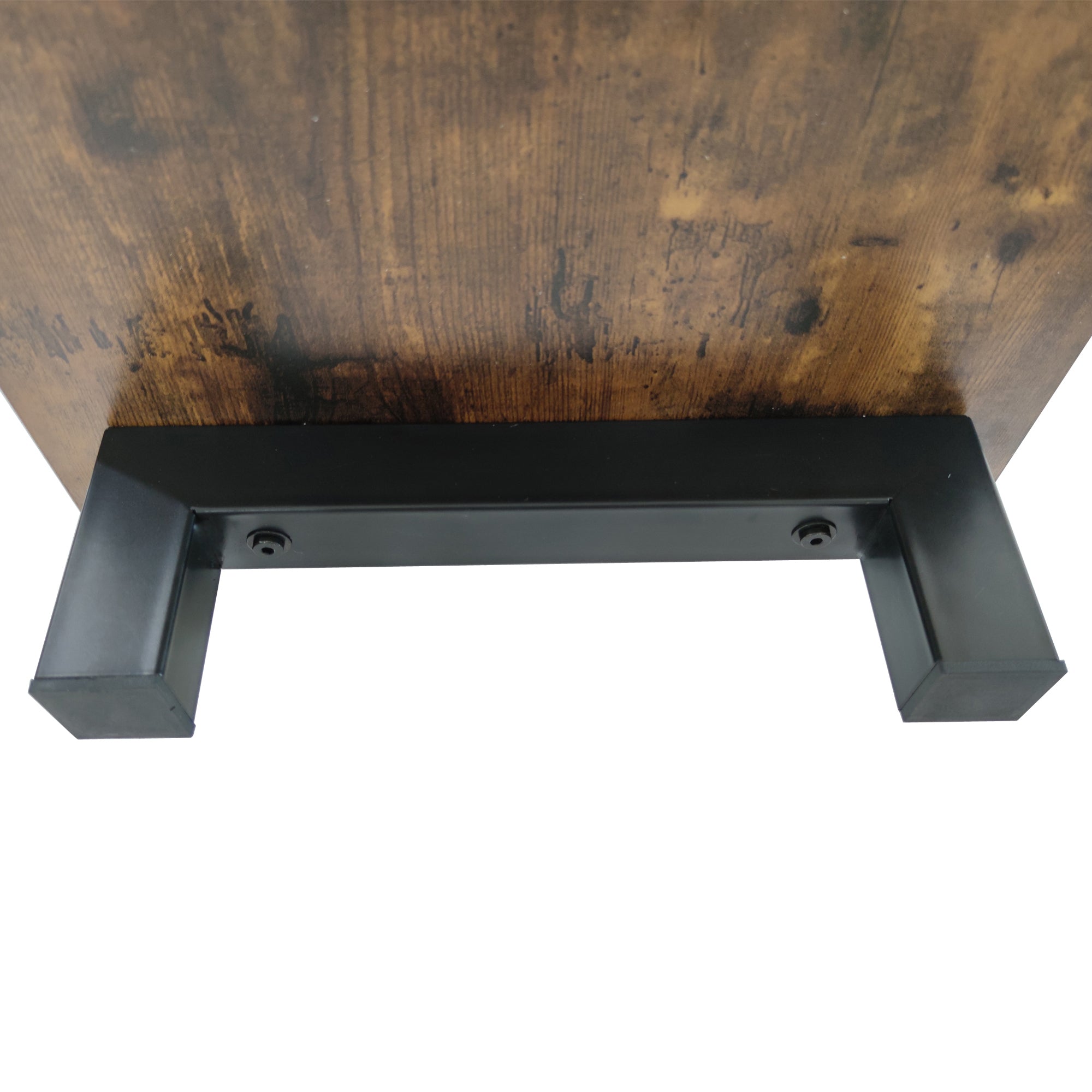 Rustic Brown TV Console with push-to-open Storage Cabinet for TV up to 65in Wood &glass TV Stand for Living Room Bedroom - Grand Goldman Shop