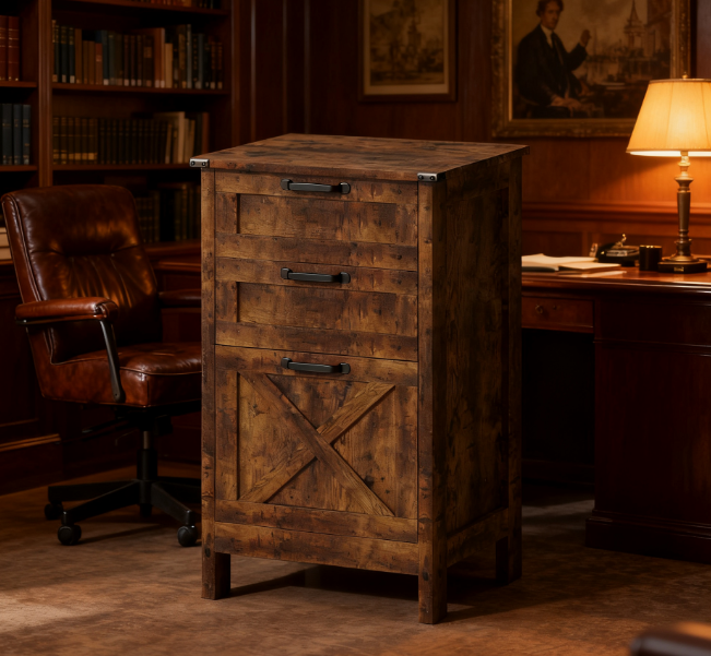 Office Storage Cabinet,Vertical File Cabinet with 3 Drawers,For Home and Office | Premium Home Decor - Grand Goldman