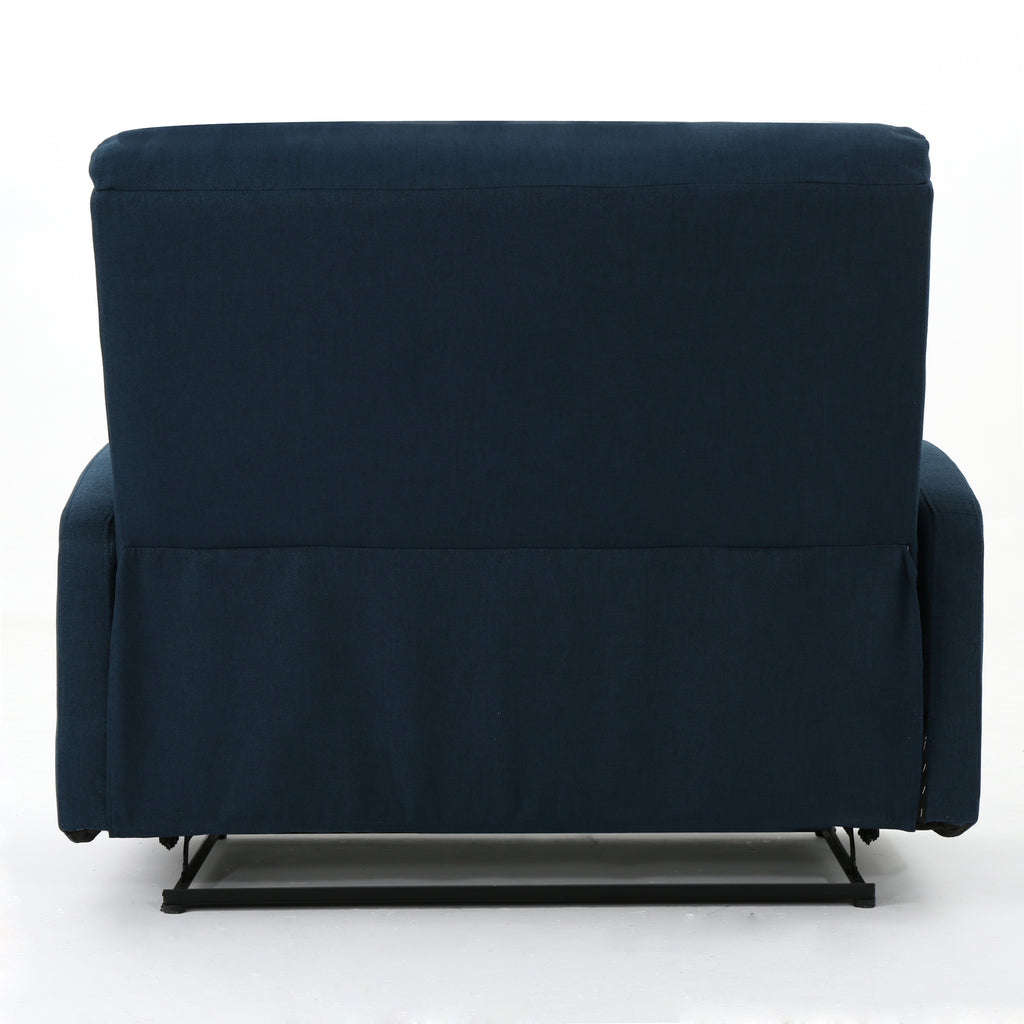 Alma Contemporary Upholstered Loveseat Recliner - Grand Goldman Shop