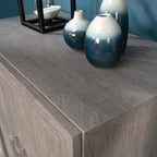 Storage Cabinet with Functional Design, Medium Gray finish | Premium Home Decor - Grand Goldman
