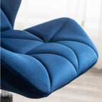 Eldon Diamond Tufted Adjustable Swivel Office Chair, Blue - Grand Goldman