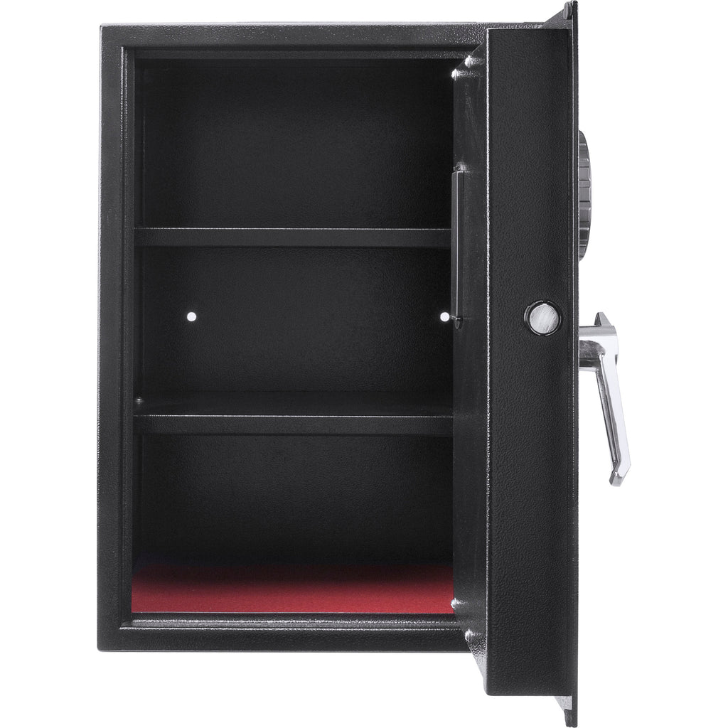 Large Digital Keypad Safe with 1.45 Cubic Ft Capacity in Black Steel and Removable Shelves - Grand Goldman