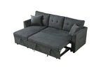 Sectional Sofa Bed L-Shaped Sofa Couch Bed with USB Port, Reversible Sofa Couch Sleeper with Pull Out Bed, Chaise with Storage, Pull Out Couch for Living Room - Grand Goldman Shop