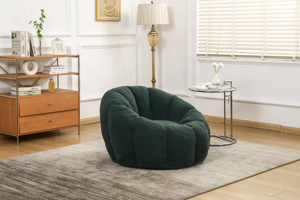 Bean Bag Chair, Bean Bag Sofa Chair with Armrests Stuffed High-Density Foam, Lazy Sofa Comfy Chairs BeanBag Chair for Adults in Living Room,Bedroom Reading - Grand Goldman Shop