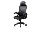 Office Chair, Adjustable Height, Ergonomic, Swivel, Work, Black Metal, Black Mesh, Contemporary, Modern - Grand Goldman