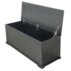 Storage Chest Trunk, Lift Top Wood Box for  Entryway Bench Organizer Home Furniture, Black - Grand Goldman Shop
