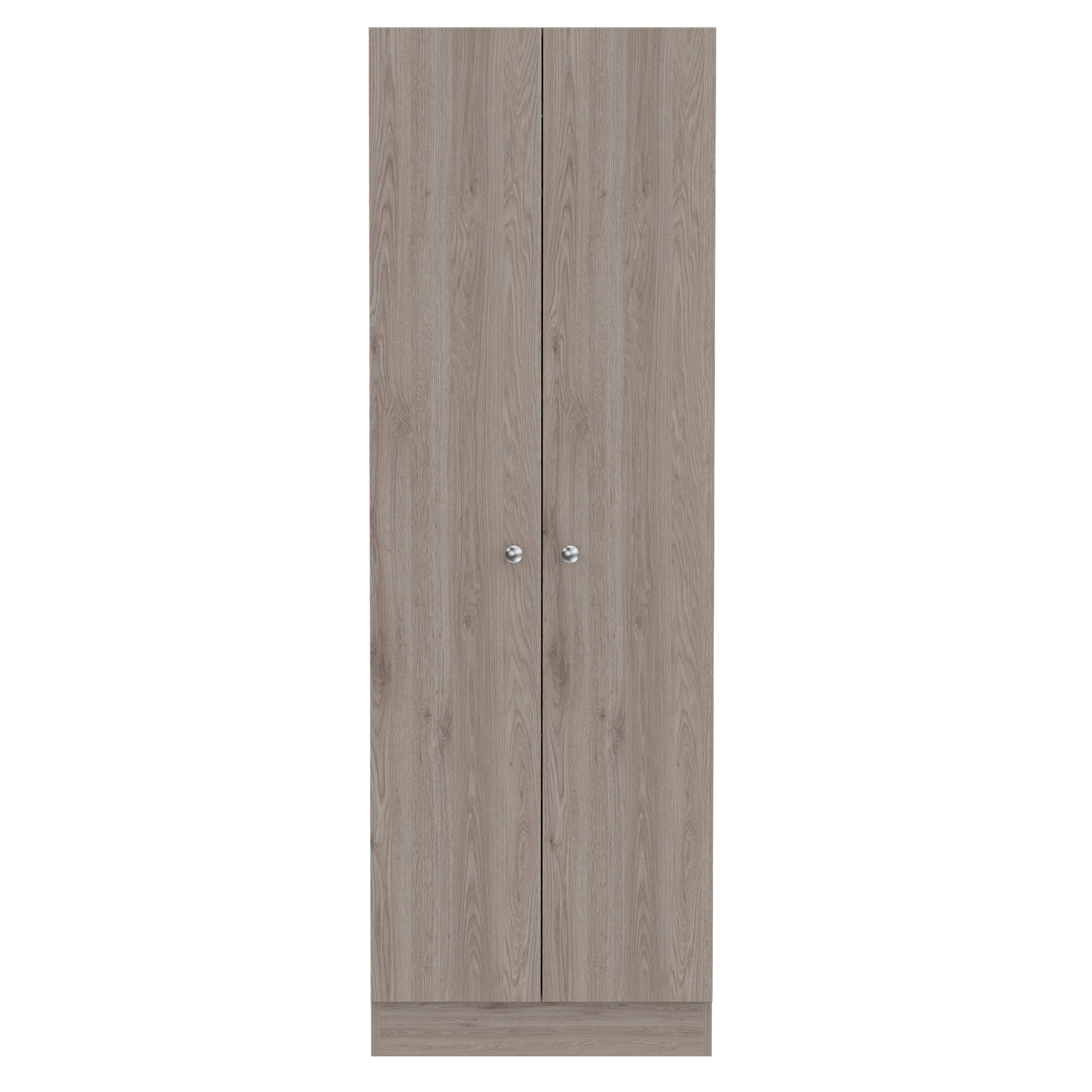 Multistorage Pantry Cabinet, Five Shelves, Double Door Cabinet -Light Gray - Grand Goldman