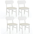 Farmhouse Dining Chairs Set of 2, Modern Faux Leather Upholstered Kitchen&Dining Room Chairs, Side Seating for Kitchen, Dinin