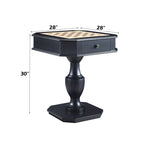 Galini Black Finish Game Table | Premium Home Decor - Grand Goldman