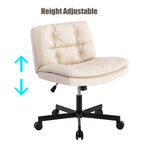 UPGRADE! Larger Size 360° Swivel Home Office Desk Chair with Wheels | Premium Home Decor - Grand Goldman