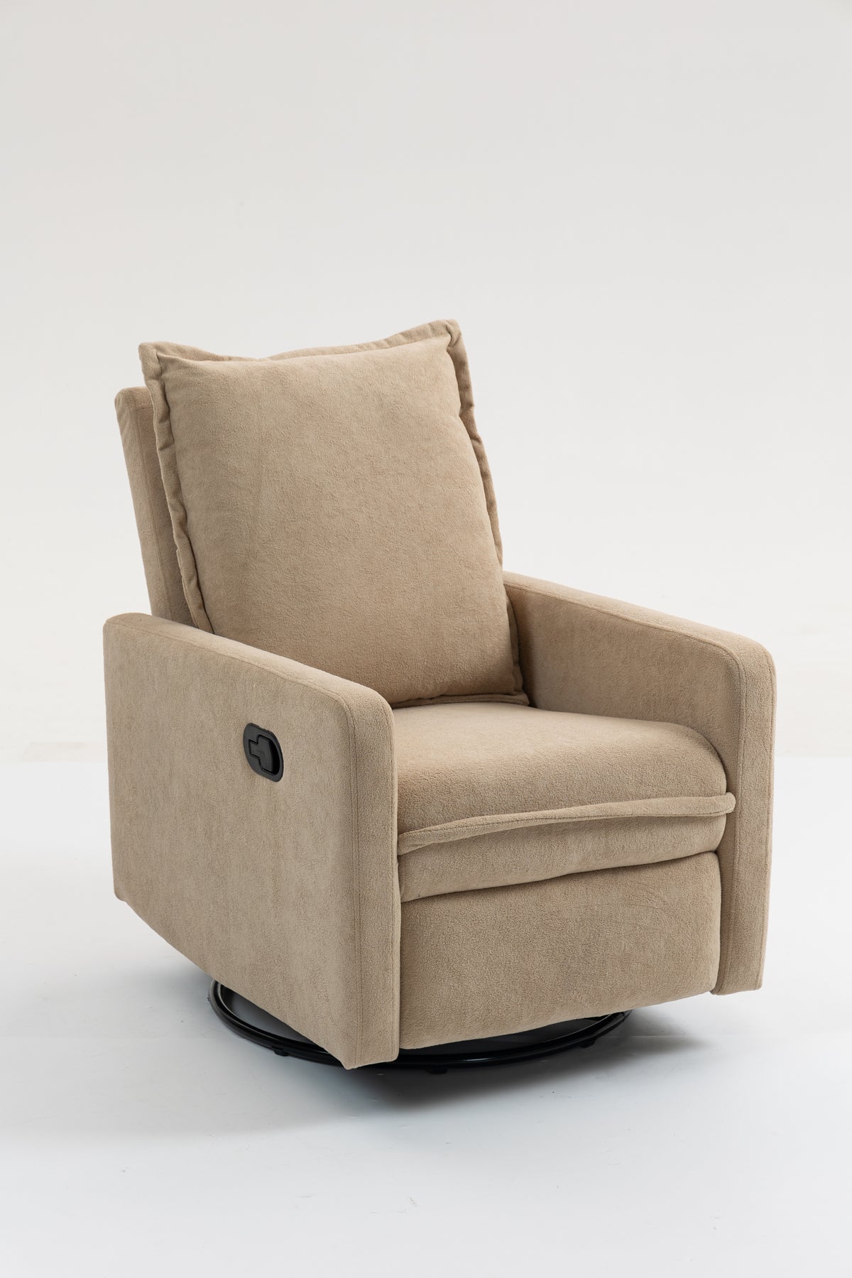 Short plush manual button armchair sofa - Grand Goldman Shop