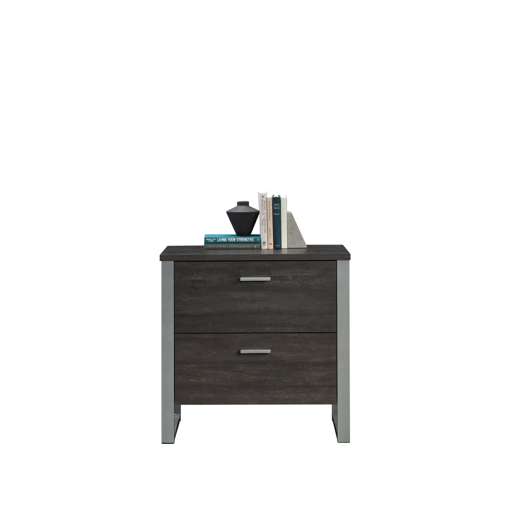 Lateral File with Two Drawers, Dark Brown finish | Premium Home Decor - Grand Goldman