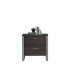 Lateral File with Two Drawers, Dark Brown finish | Premium Home Decor - Grand Goldman