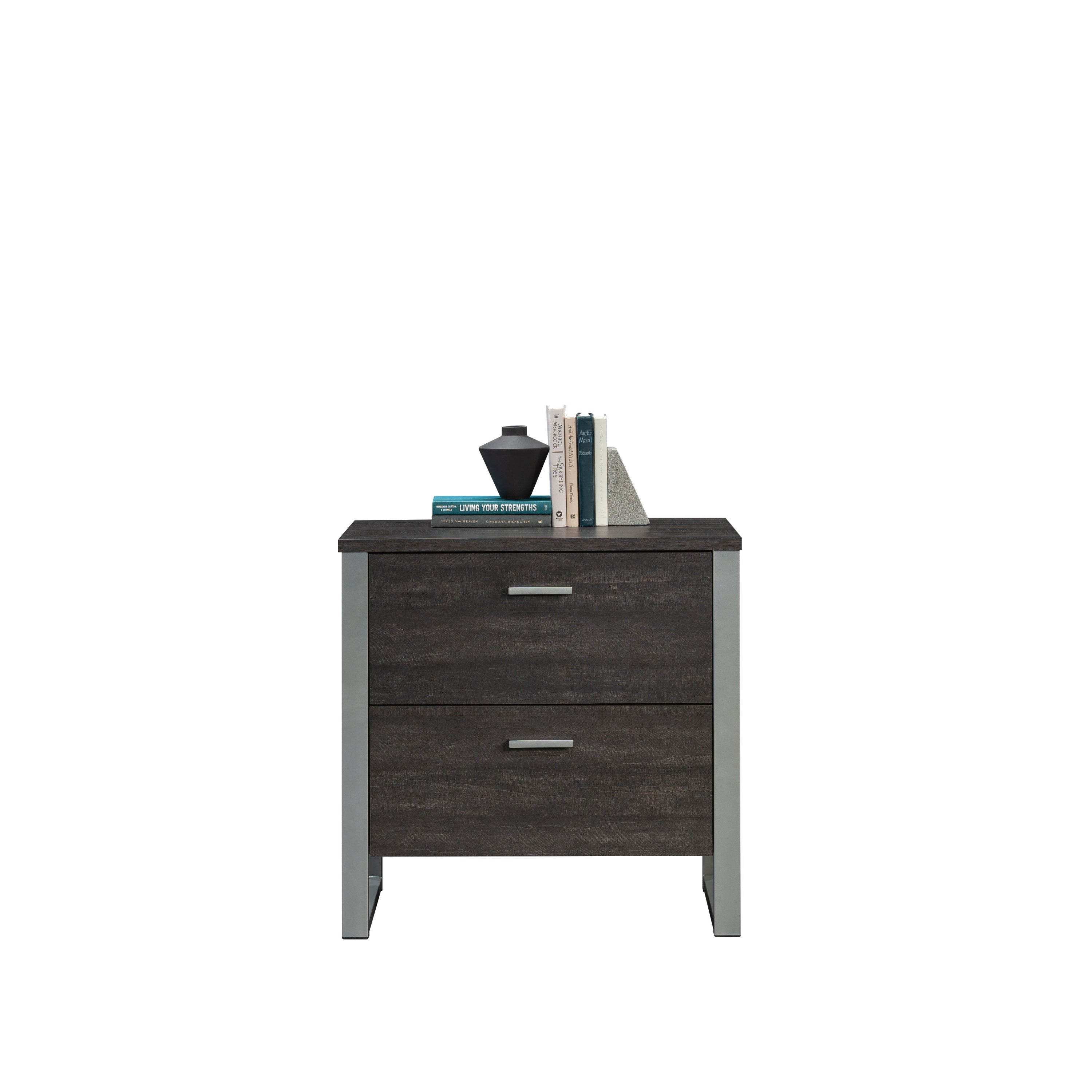 Lateral File with Two Drawers, Dark Brown finish | Premium Home Decor - Grand Goldman