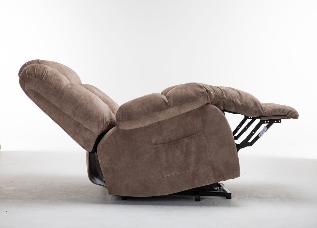 Power Lift Recliner Chair for Elderly- Heavy Duty and Safety Motion Reclining Mechanism-Fabric Sofa Living Room Chair - Grand Goldman Shop