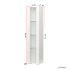 Side cabinet with aluminum strip lamp, - Grand Goldman Shop