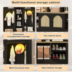 Multi-functional wardrobe/entrance wardrobe, equipped with shoe racks, clothes hangers and hooks. Wardrobe - A wardrobe is made of sturdy medium-density fiberboard with modern design and practical sto - Grand Goldman Shop