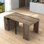 Modern Multifunctional Extendable Dining Table with Outlet, Space Saving Expanding Table with Storage for Party, Weddings, Meetings, Celebrations - Grand Goldman Shop