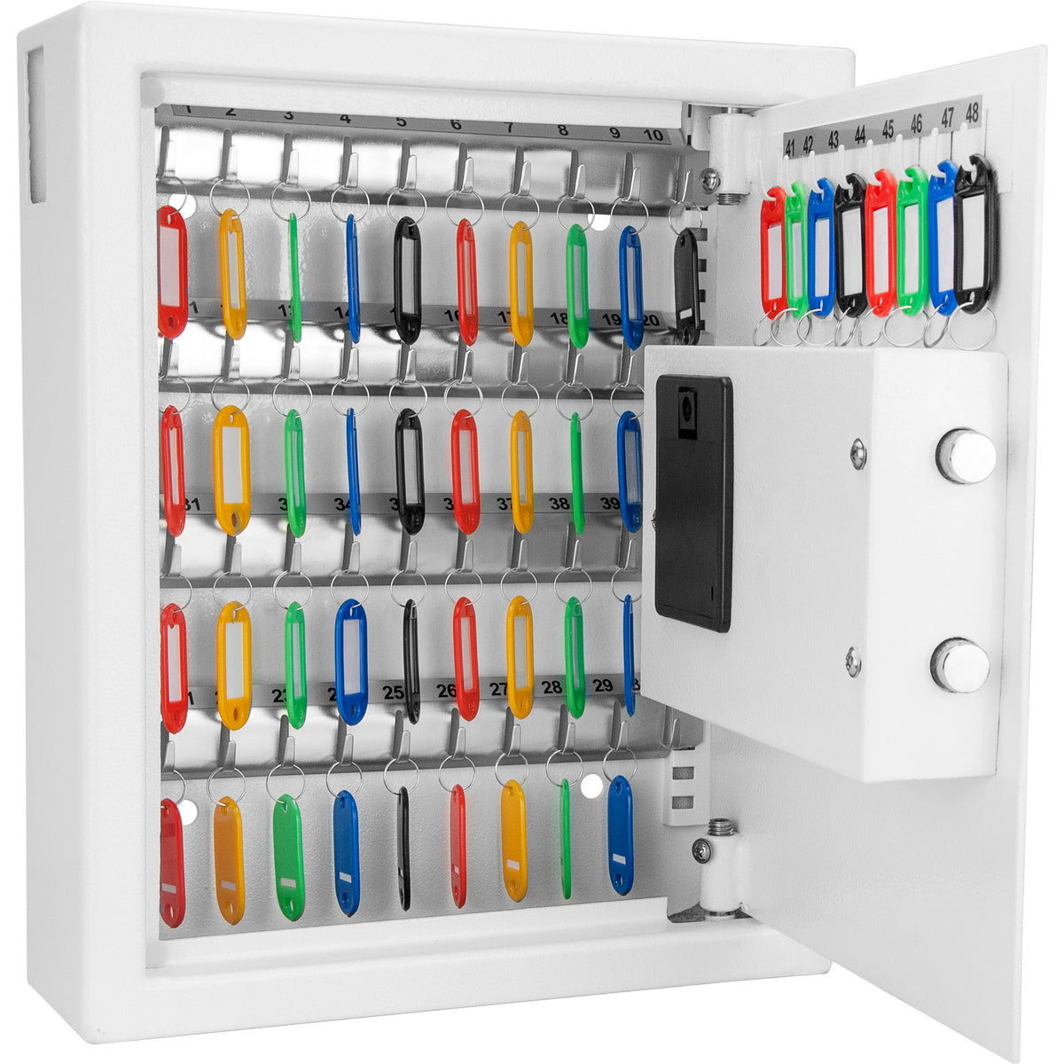 Stylish 48 Keys Key Cabinet Digital Keypad Wall Safe - Available at Grand Goldman