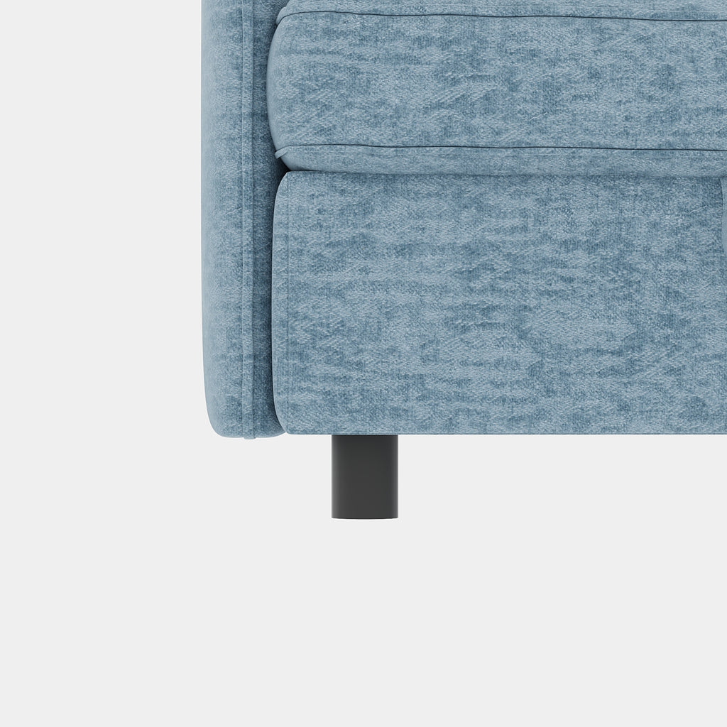 Armless Seat for Modular Sectional Sofa, Convertible Sofa Seat With Storage, Sleeper Sectional Sofa Set, Fabric Flexible Modular Combinations for Living Room(2PCS) - Grand Goldman Shop
