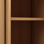 Large Capacity Bamboo Storage Cabinet Furniture for Bathroom Living Room Bathroom Bamboo Storage Cabinet With Shelves - Grand Goldman Shop