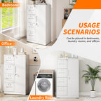 Metal Storage Vertical Filing Cabinet with Lock, Steel File Locker with 4 Drawers and 1 door for School, Living Room, Bedroom