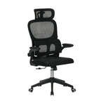 High Back Ergonomic Office Chair with Mesh Fabric, Black, Big and Tall Design for Home Office, Task Chair with Tilt Function,