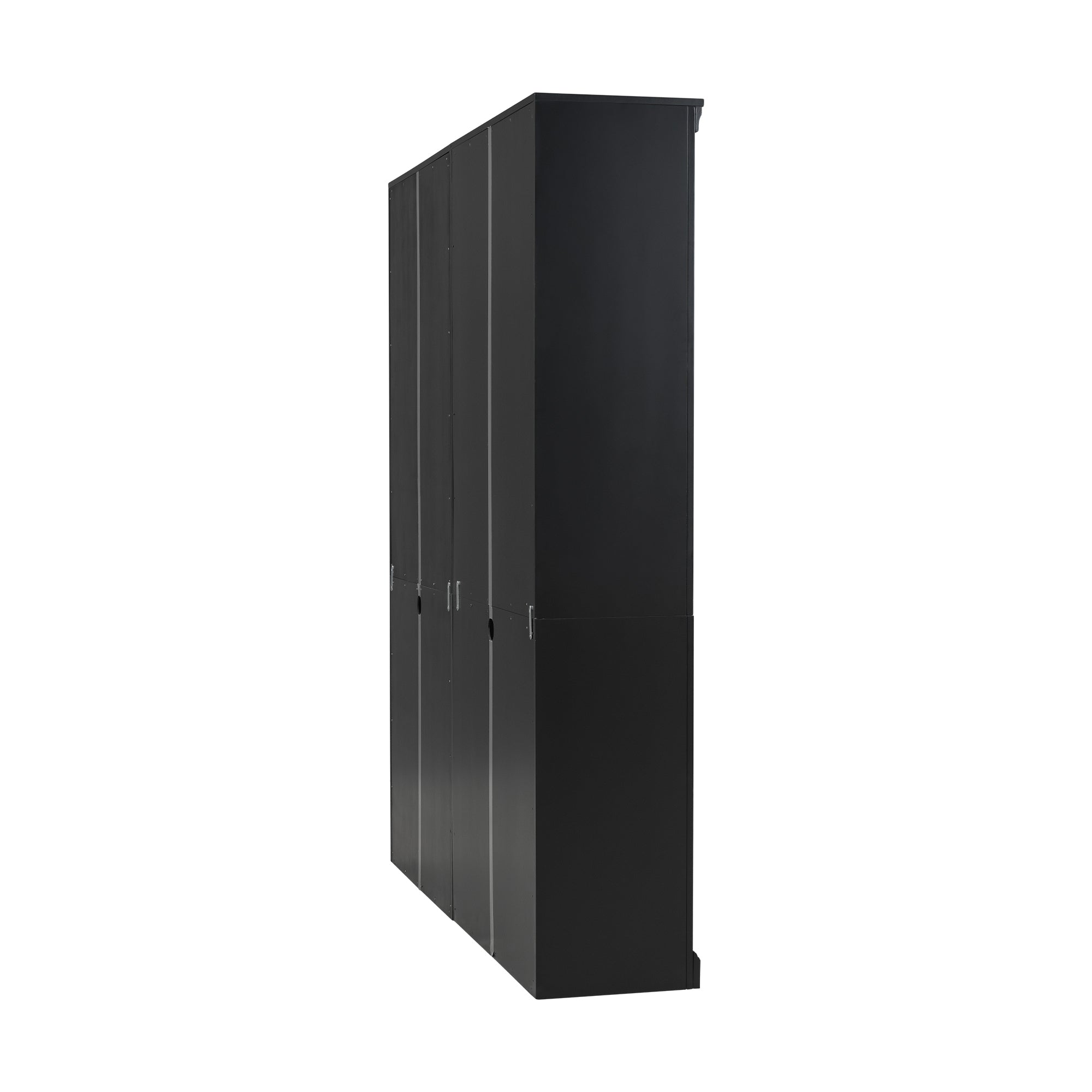 83' Tall Wood Bookcase Suite with light strip ,5-Tier Home Decor Bookcase Suite with Adjustable Shelves,Storage Organizer,Fre