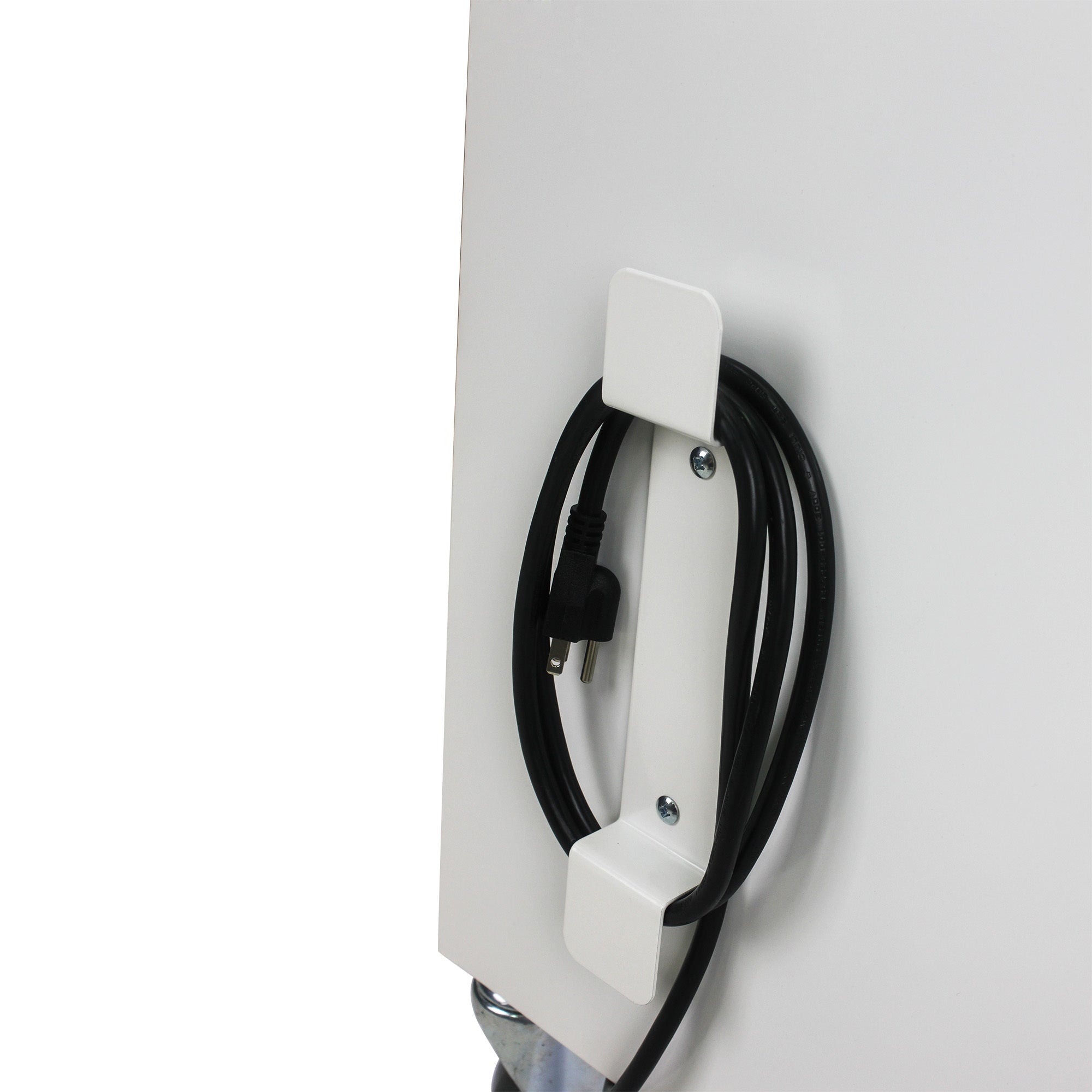 30+2 Bay Mobile School Charging Cart Station for Chromebook, Tablet and Laptop Computer with Power Strip Included - White | P