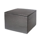 Santa Rosa Outdoor Storage Box Grey Rattan 33.5 Inches - Grand Goldman Shop