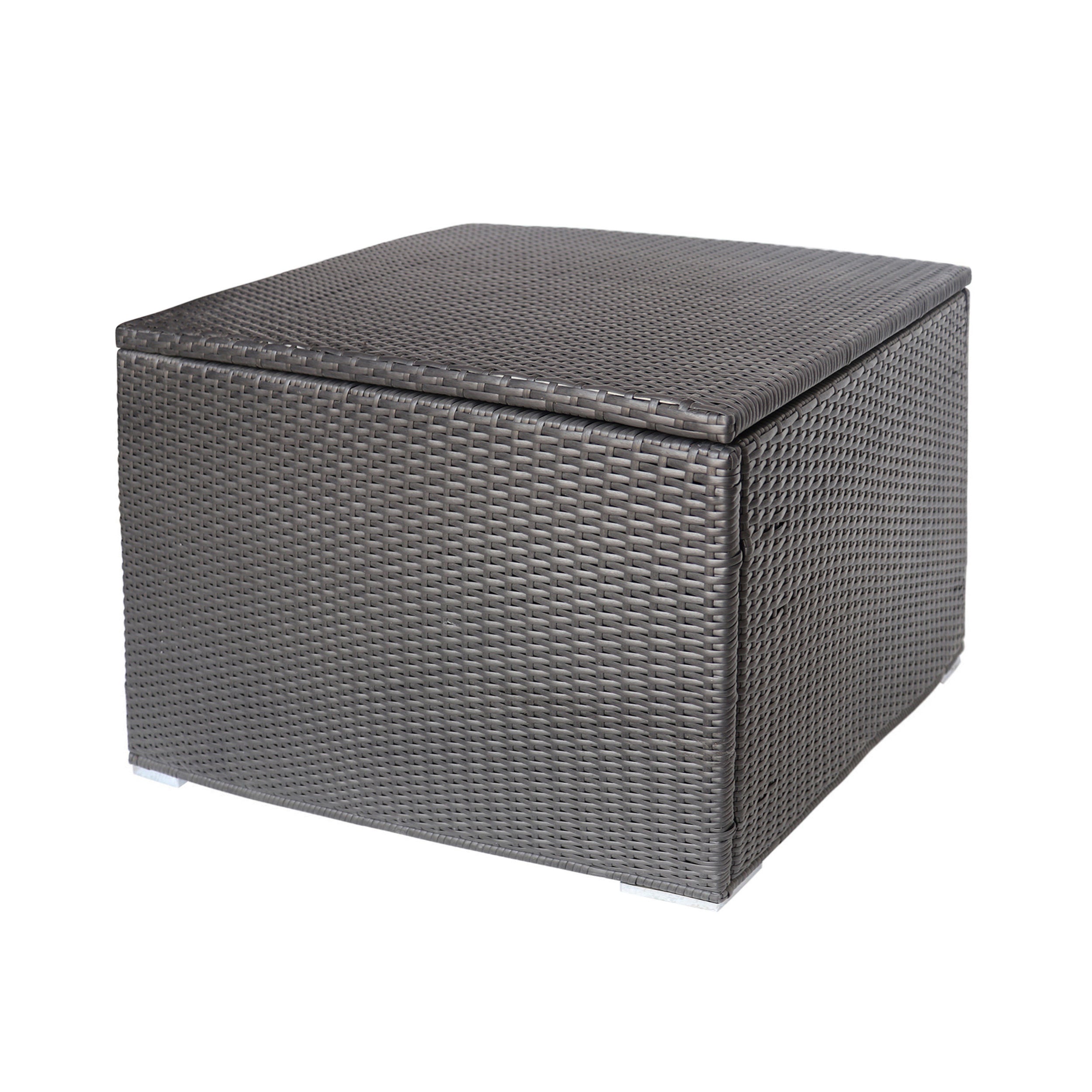Santa Rosa Outdoor Storage Box Grey Rattan 33.5 Inches - Grand Goldman Shop