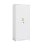 High Storage Cabinet with 2 Doors and 4 Partitions to Separate 5 Storage Spaces, Home/ Office Design | Premium Home Decor - G
