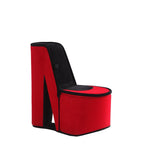 9' Tall Display Jewelry Box with Hidden Storage, High Heel Shoe Design, Red Velvet - Grand Goldman Shop