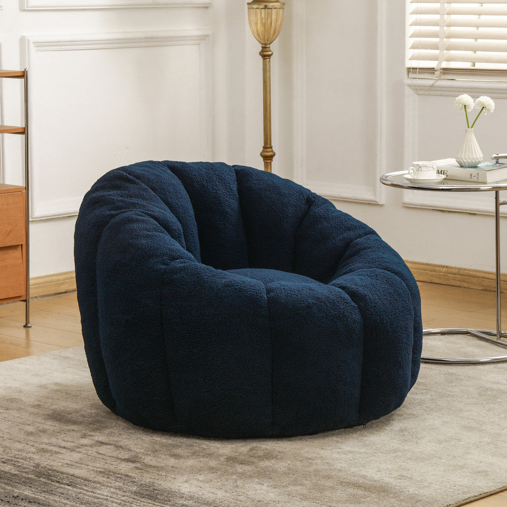 Bean Bag Chair, Bean Bag Sofa Chair with Armrests Stuffed High-Density Foam, Lazy Sofa Comfy Chairs BeanBag Chair for Adults in Living Room,Bedroom Reading - Grand Goldman Shop