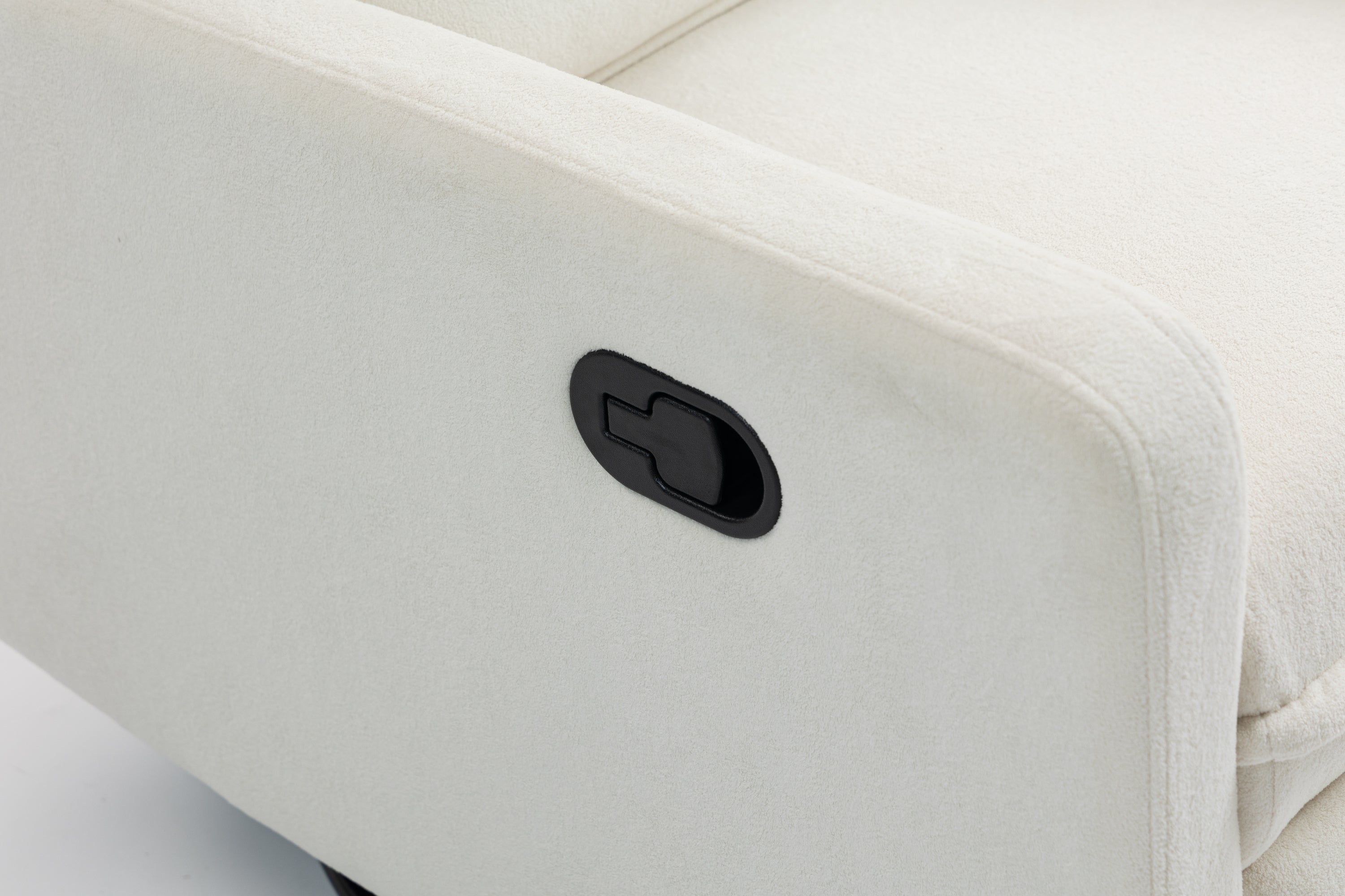 Short plush manual button armchair sofa - Grand Goldman Shop