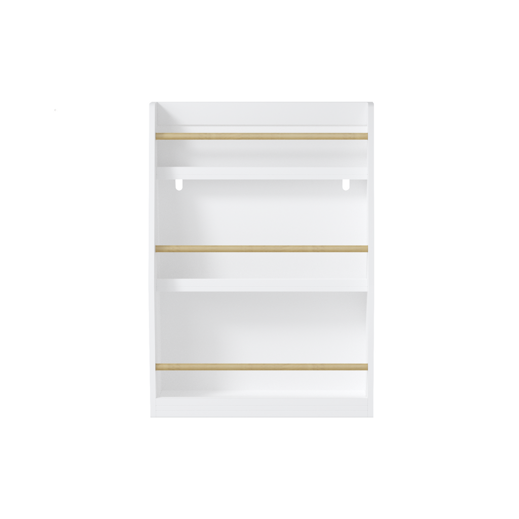3 Tier Kids Book Shelf,Kids Book Rack, Helps Keep Bedrooms, Playrooms, and Classrooms Organized,White | Premium Home Decor - 